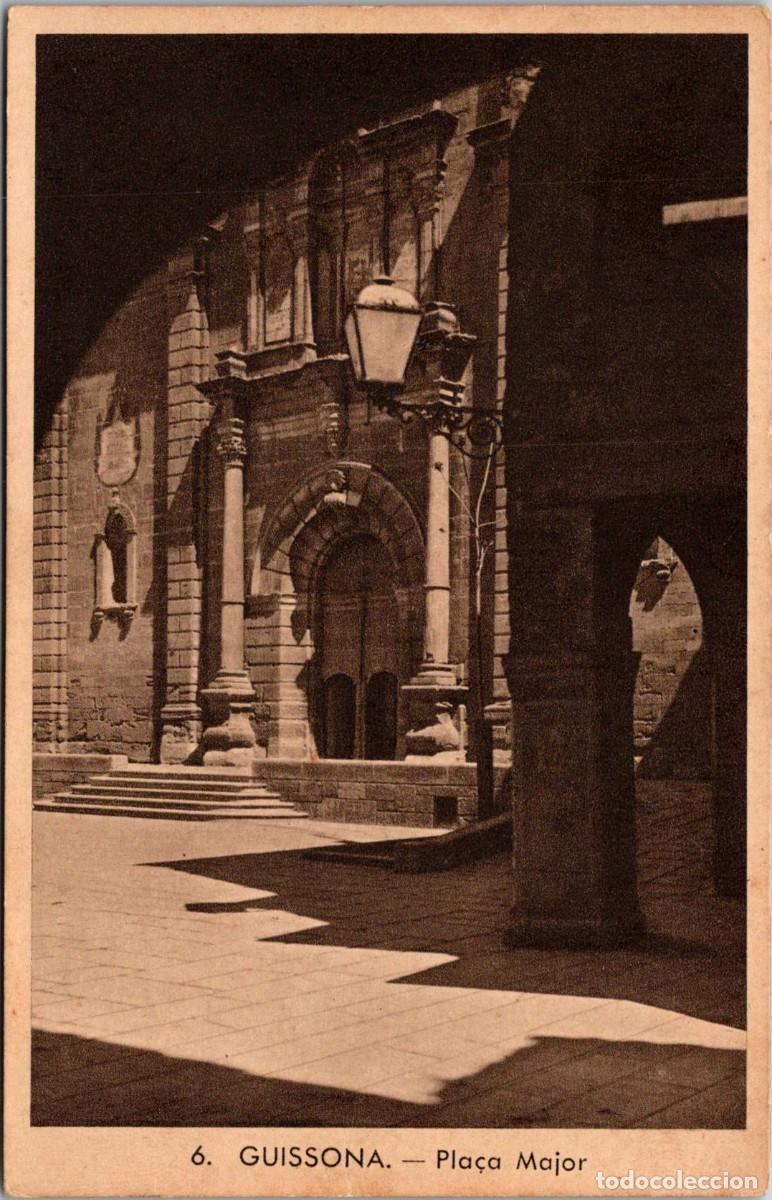 Postales: Guissona - Pla&ccedil;a Major - Fotos Sarri&aacute; 6 - 141x90mm