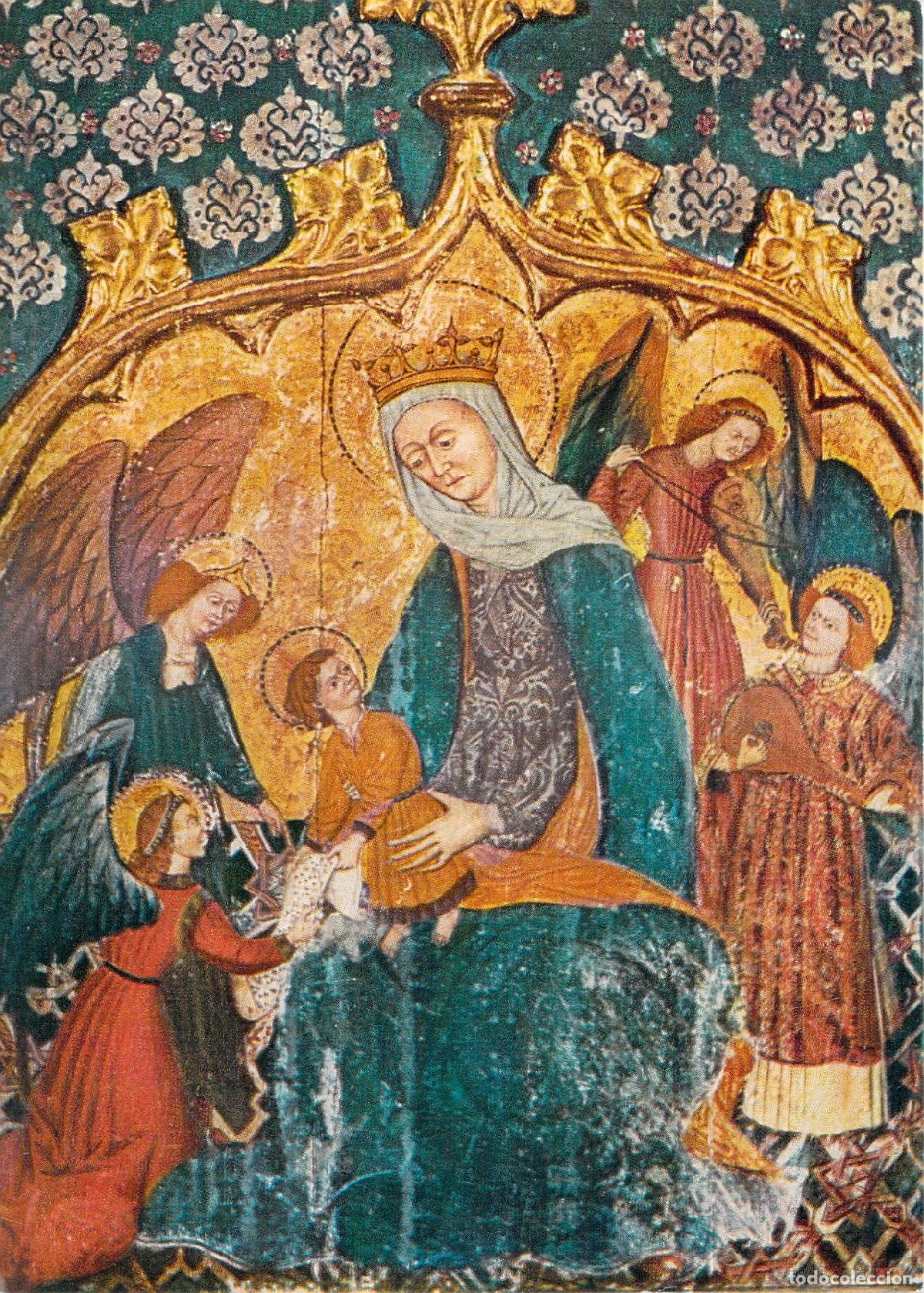 Postales: Postal del Retablo G&oacute;tico Andorrano, Museo de Arte de Catalu&ntilde;a