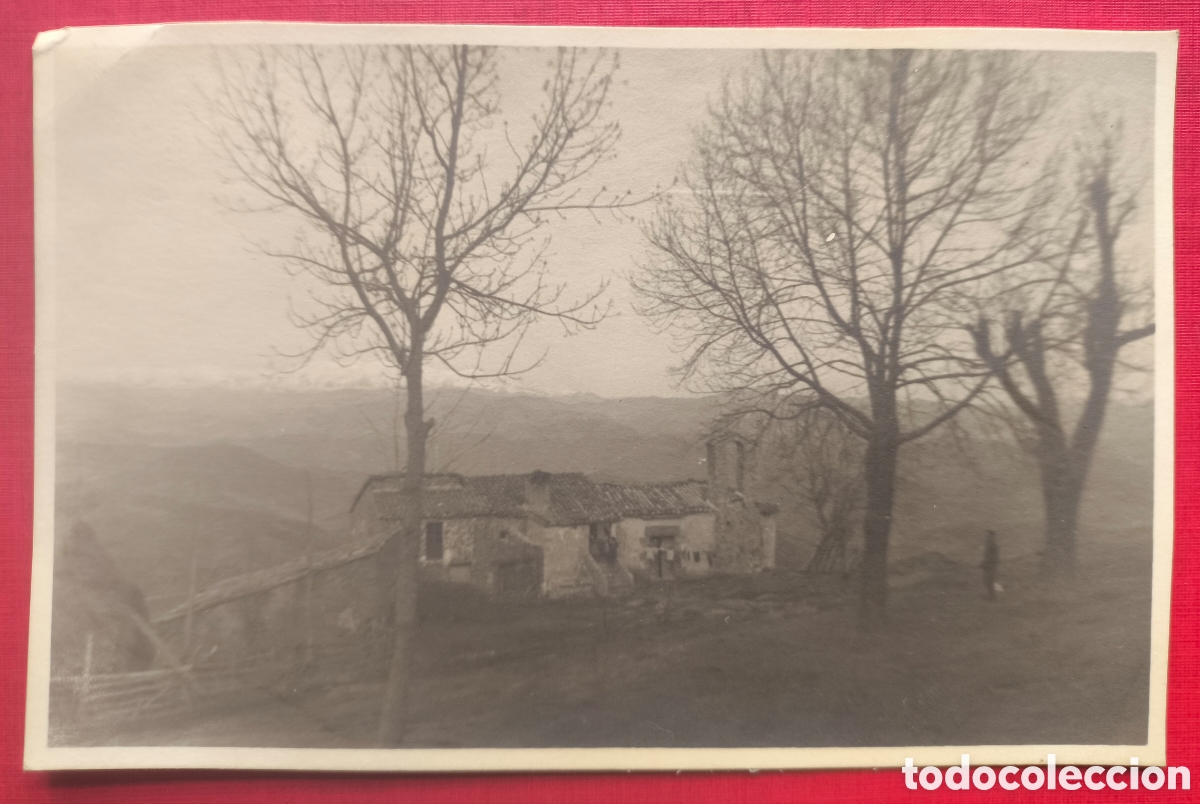 Postales: LA VALL D'EN BAS MASIA PLATRAVERT POSTAL FOTOGR&Aacute;FICA GARROTXA GIRONA C. 1950