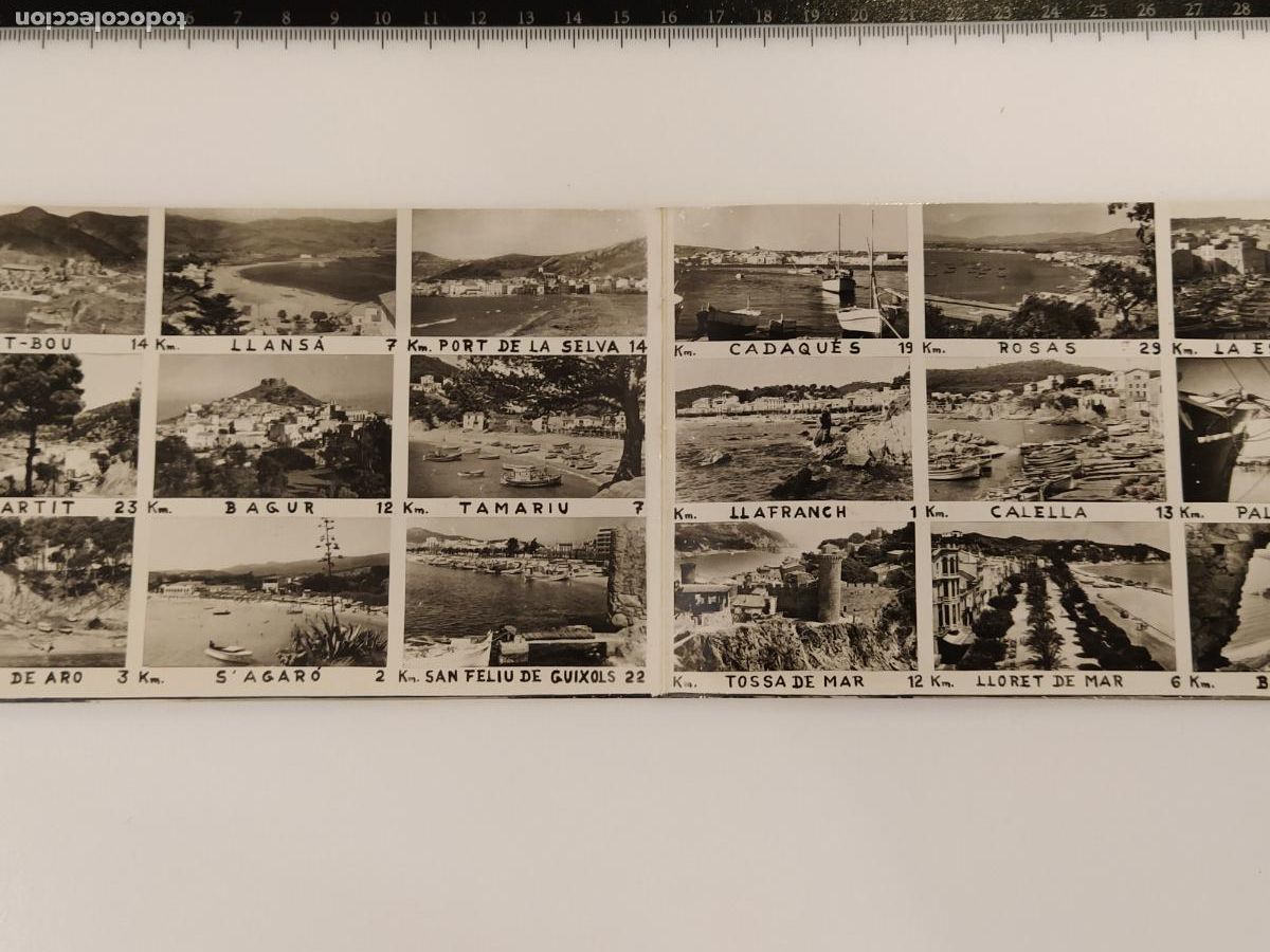 Postales: MULTIPLES PUEBLOS DE LA COSTA BRAVA - CAMPING L'AROLA , PORT DE LA SELVA - POSTAL ANTIGUA -(116.701)