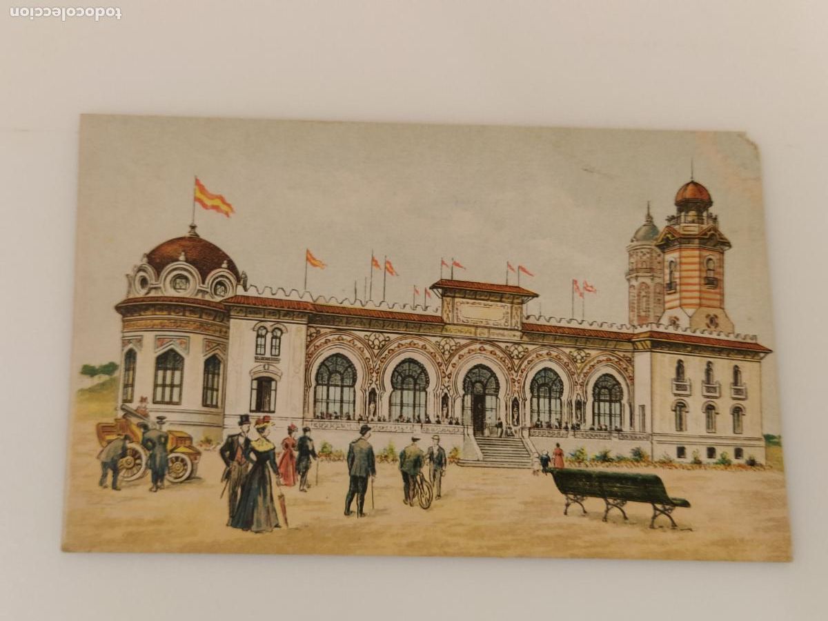 Postales: BARCELONA - TIBIDABO - GRAN CAFE RESTAURANTE DE LA CUSPIDE -REVERSO SIN DIVIDIR - POSTAL -(116.702)