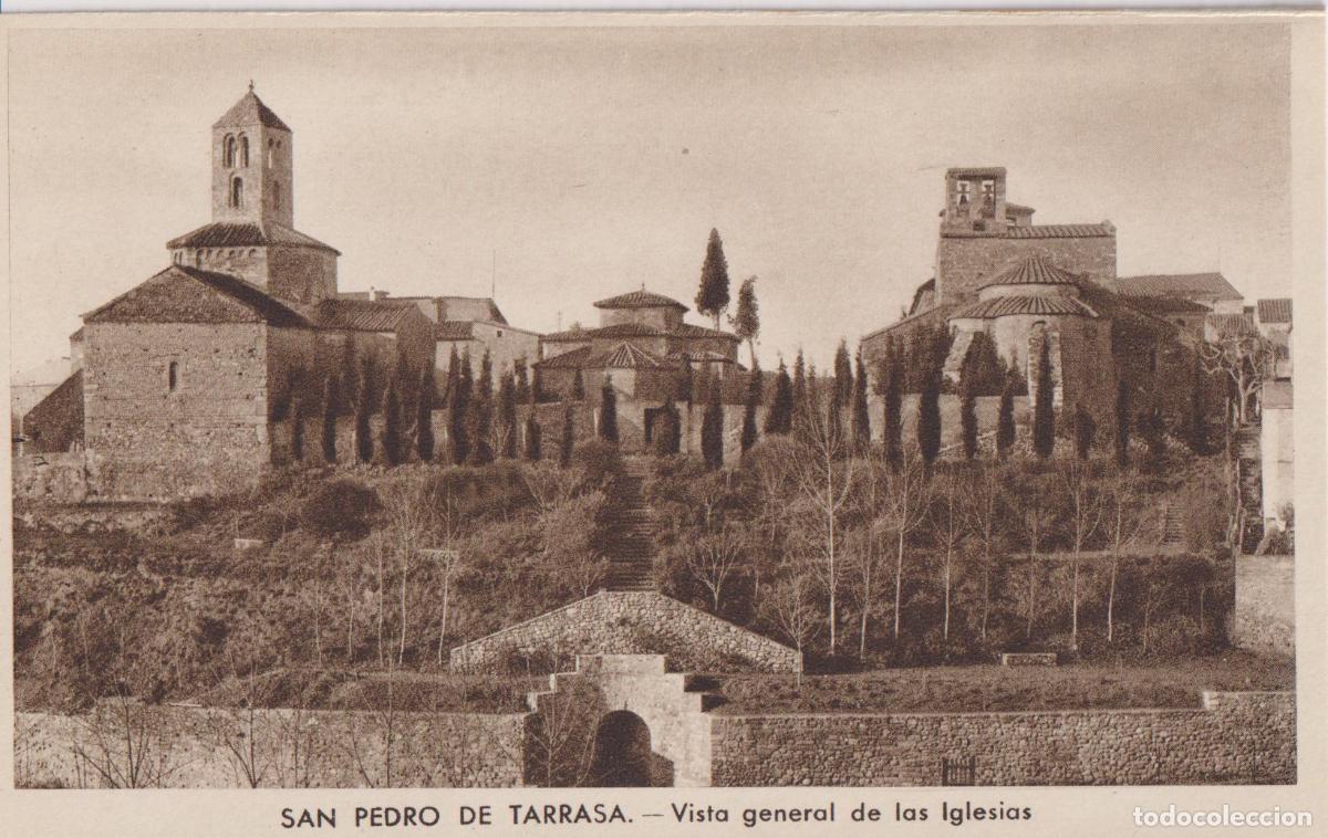 Postales: SAN PEDRO DE TARRASA (BARCELONA) VISTA GENERAL DE LAS IGLESIAS -
