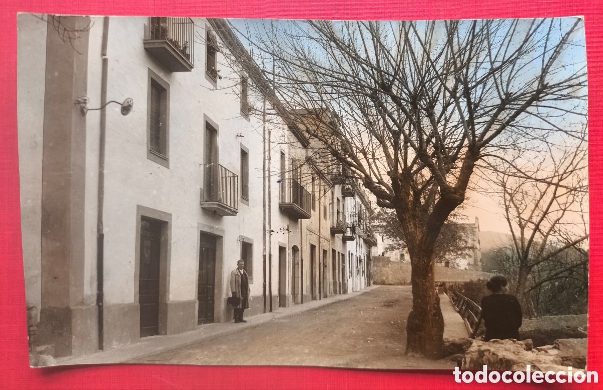 Postales: CARRER SANT DANIEL BARRI PONT MAJOR POSTAL COLOREADA GIRONA C. 1955