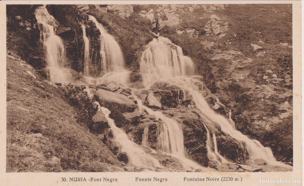 Postales: NURIA (GIRONA) FUENTE NEGRA - L.ROISIN FOT. N&ordm;30 - S/C