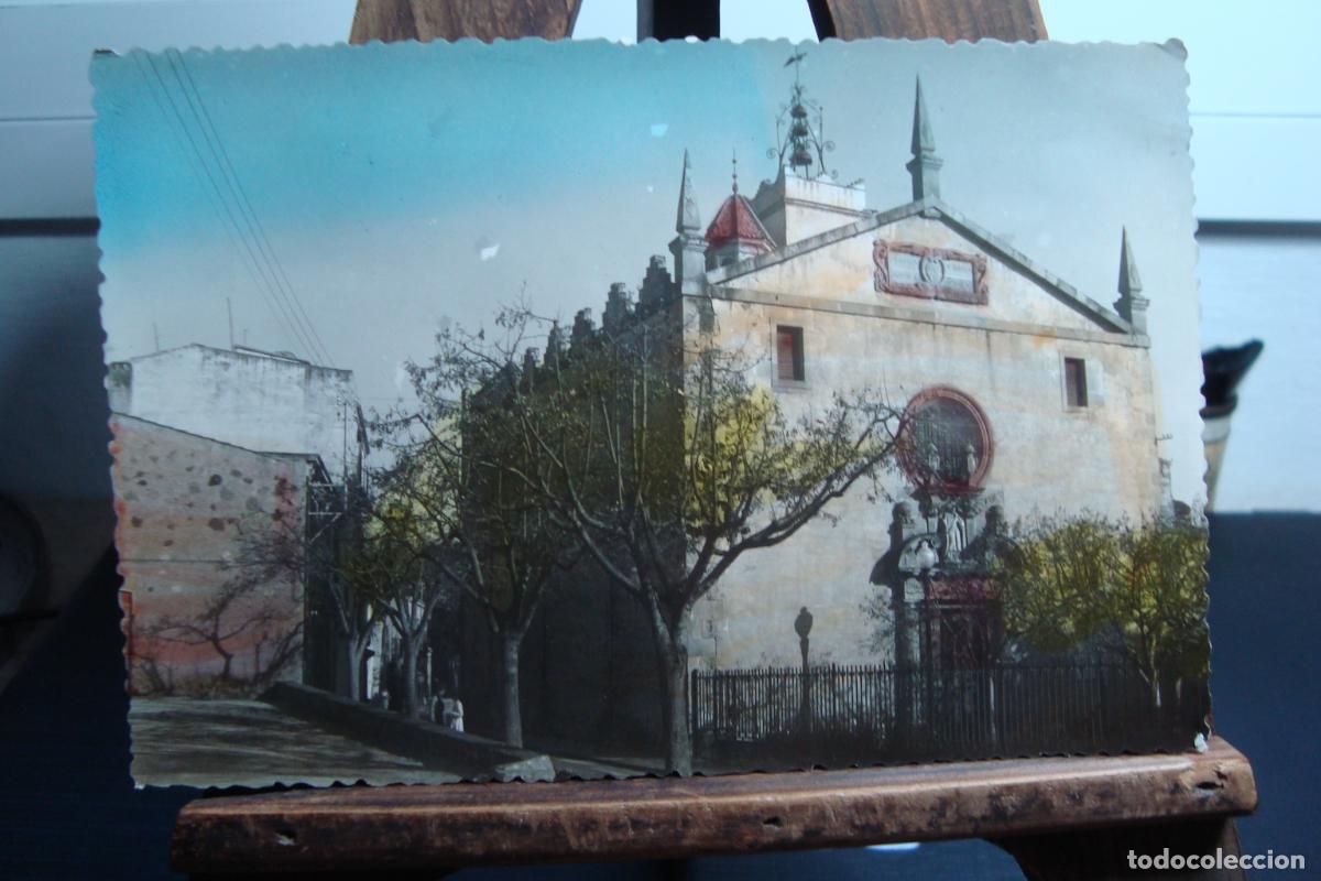 Postales: ANTIGUA POSTAL COLOREADA. IGLESIA PARROQUIAL. ALELLA. EXC.SALDA&Ntilde;A.
