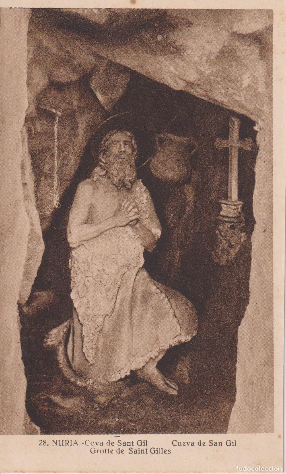 Postales: NURIA (GIRONA) COVA DE SANT GIL - L.ROISIN FOT. N&ordm;28 - S/C