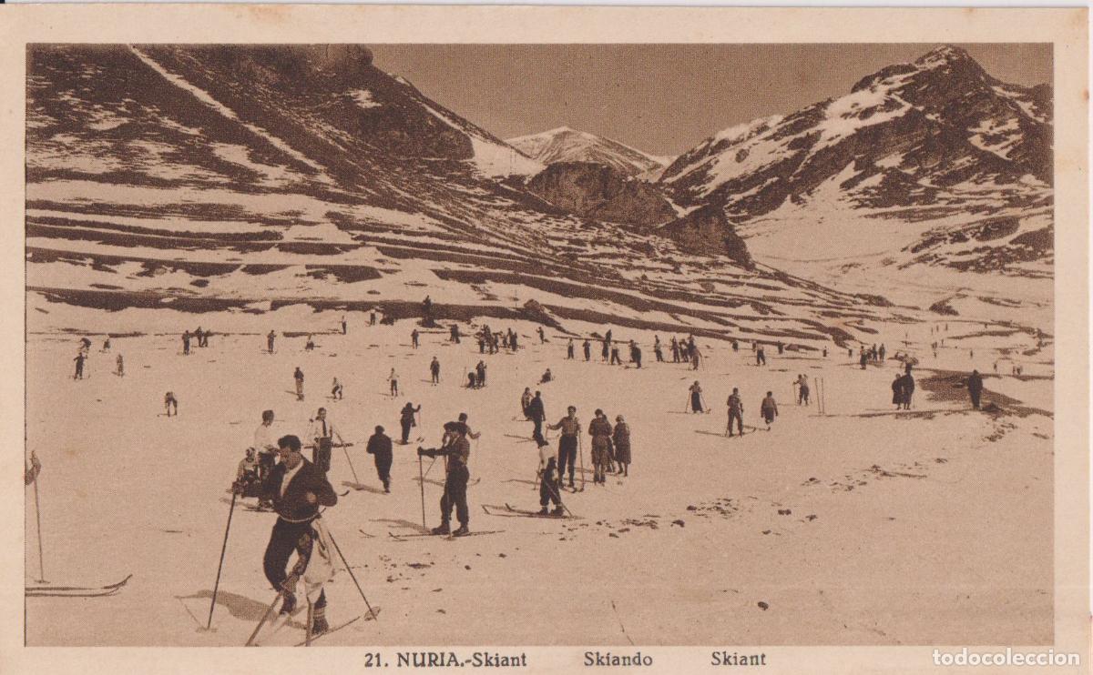 Postales: NURIA (GIRONA) SKIANDO - L.ROISIN FOT. N&ordm;21 - S/C