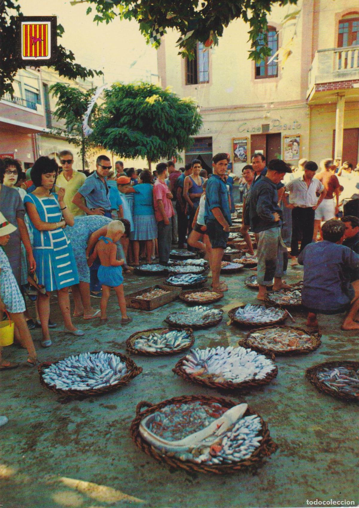Postales: CAMBRILS (TARRAGONA) SUBASTA DE PESCADO - SOBERANAS N&ordm;466 - S/C