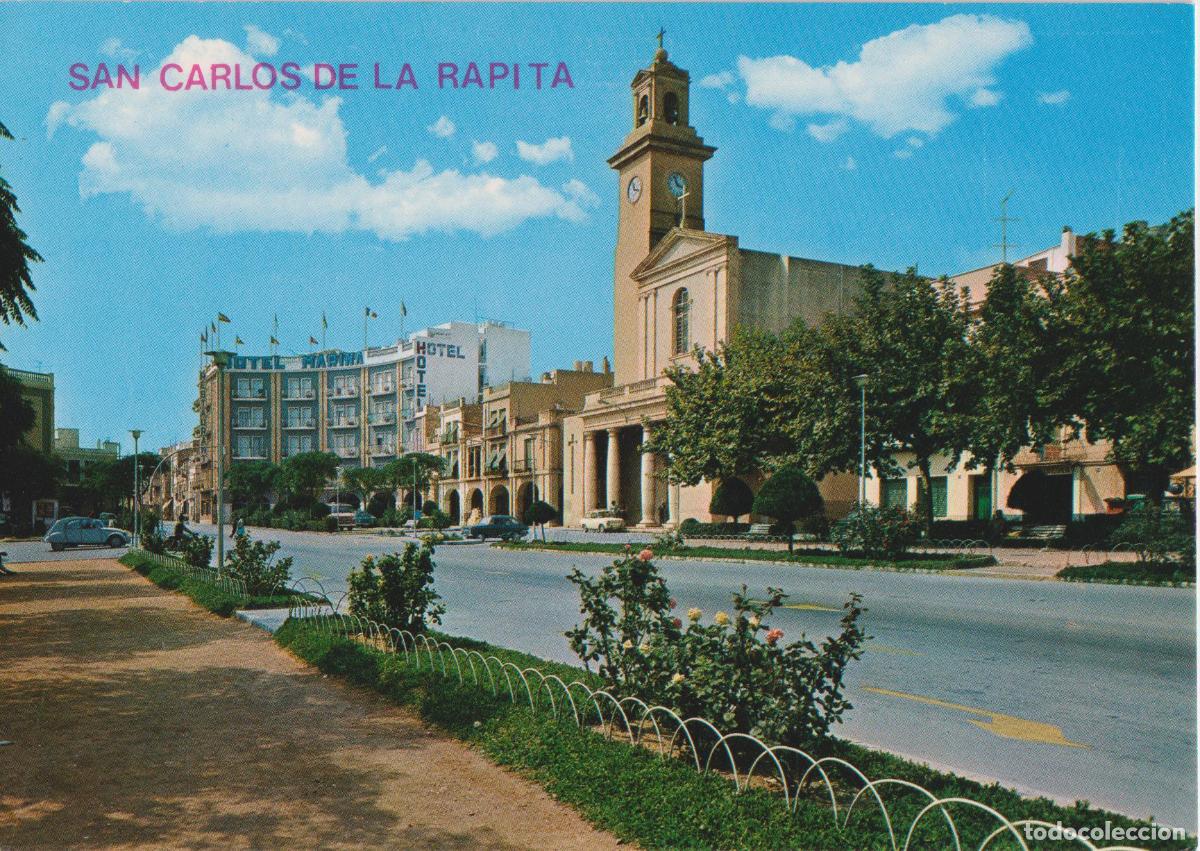 Postales: SAN CARLOS DE LA RAPITA (TARRAGONA) PLAZA DE CARLOS III - EDICIONES ARRIBAS N&ordm;1 - S/C