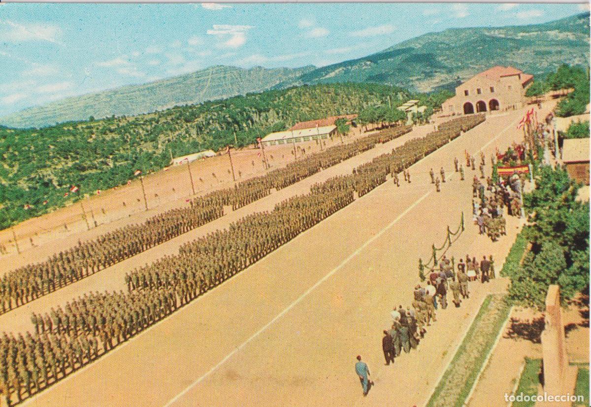 Postales: CAMPAMENTO LOS CASTILLEJOS(TARRAGONA) FORMACI&Oacute;N EN LA PLAZA DE ARMAS - J.CARB&Oacute; N&ordm;4 - ESCRITA