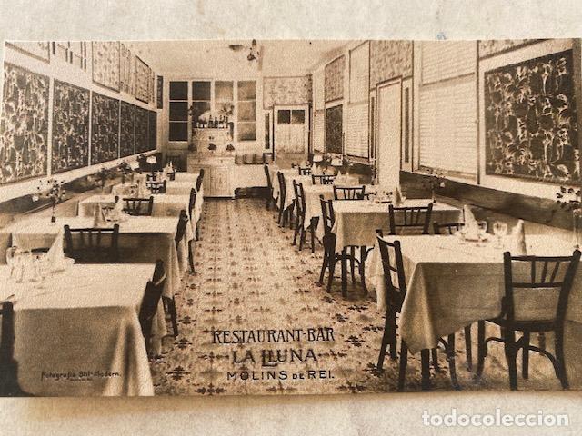 Postales: Molins de Rei. Restaurant- Bar La LLuna. Postal fotografica