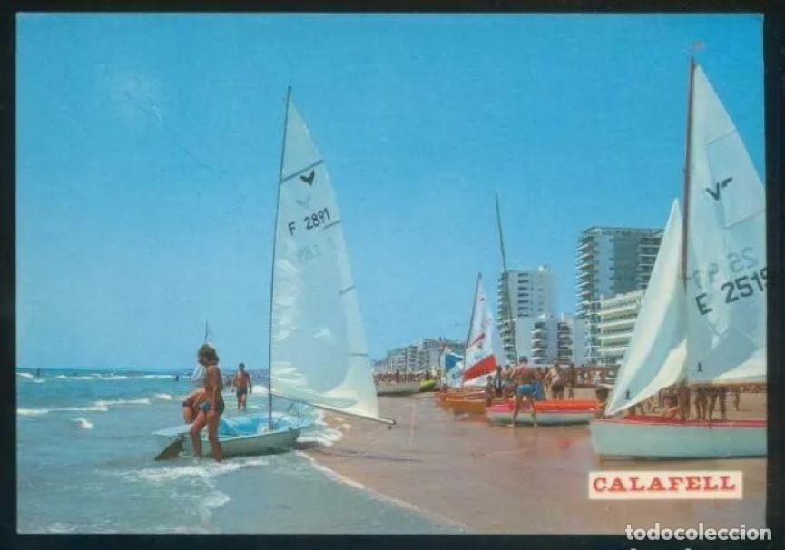 Postkarten: Calafell. *Playa* Ed. Raymond n&ordm; 34. Escrita.
