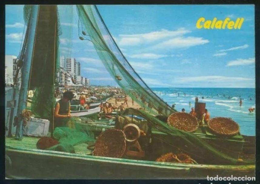 Postales: Calafell. *Playa* Ed. Raymond n&ordm; 26. Circulada 1982.