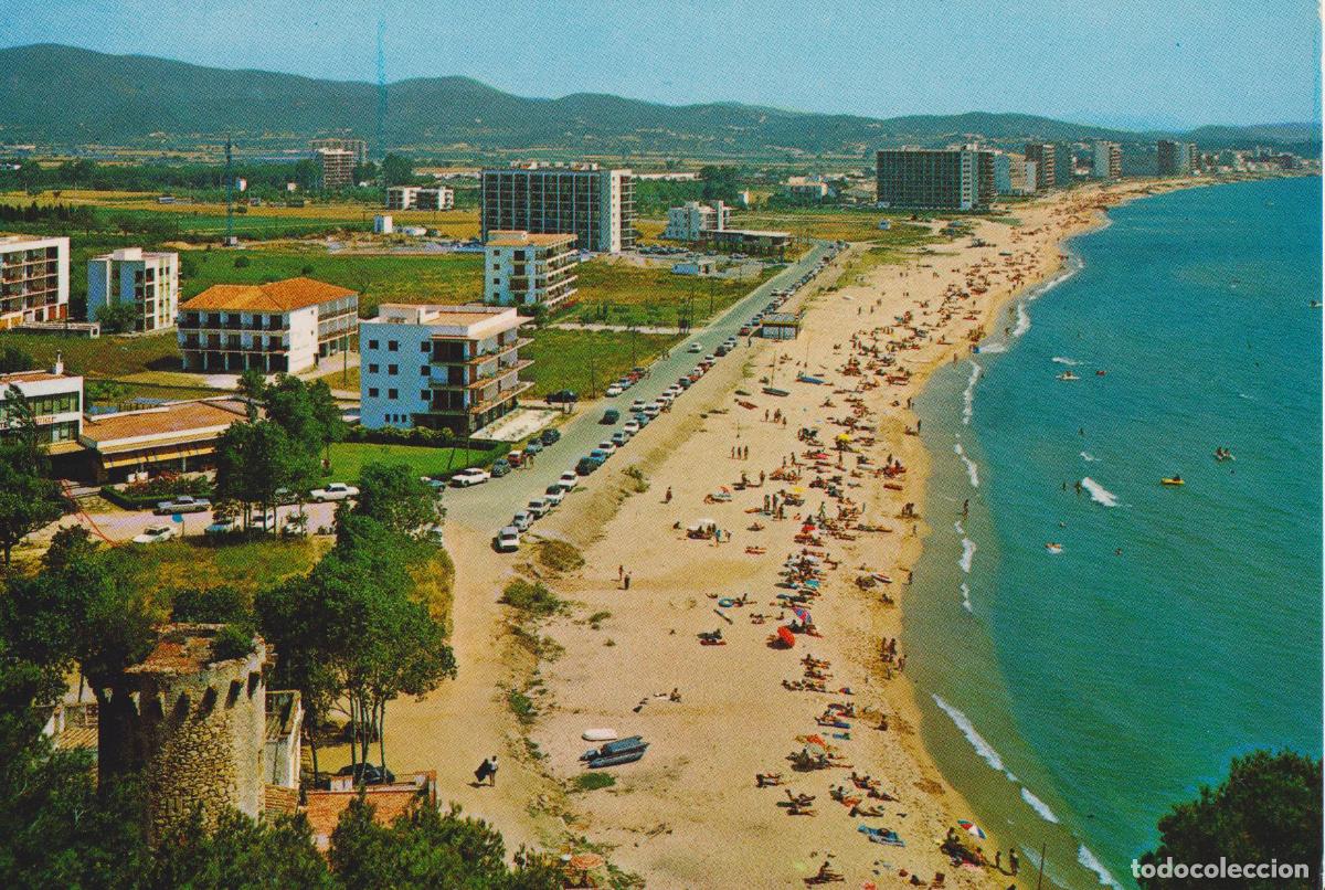 Postales: SANT ANTONI DE CALONGE (GIRONA) VISTA PANOR&Aacute;MICA Y TORRE VALENTINA - ZERKOWITZ N&ordm;8 - ESCRITA