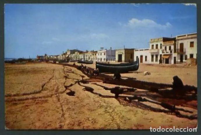 Postales: Calafell. *La playa* Ed. A. Campa&ntilde;a y J. Puig-Ferran serie II n&ordm; 303. Escrita.