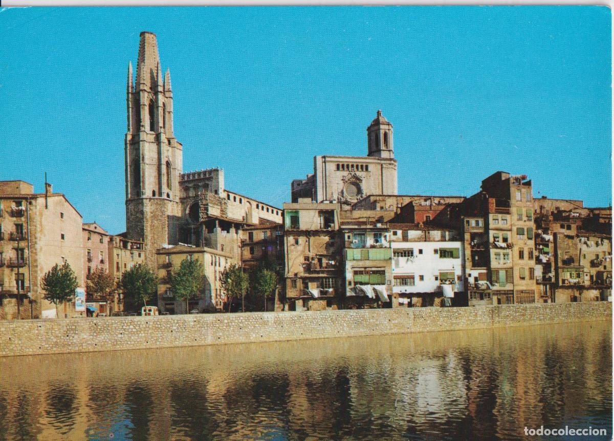 Postales: GIRONA, EL RIO O&Ntilde;AR, SAN FELIX Y LA CATEDRAL - POSTALES COLOR CYP N&ordm;2904 - S/C