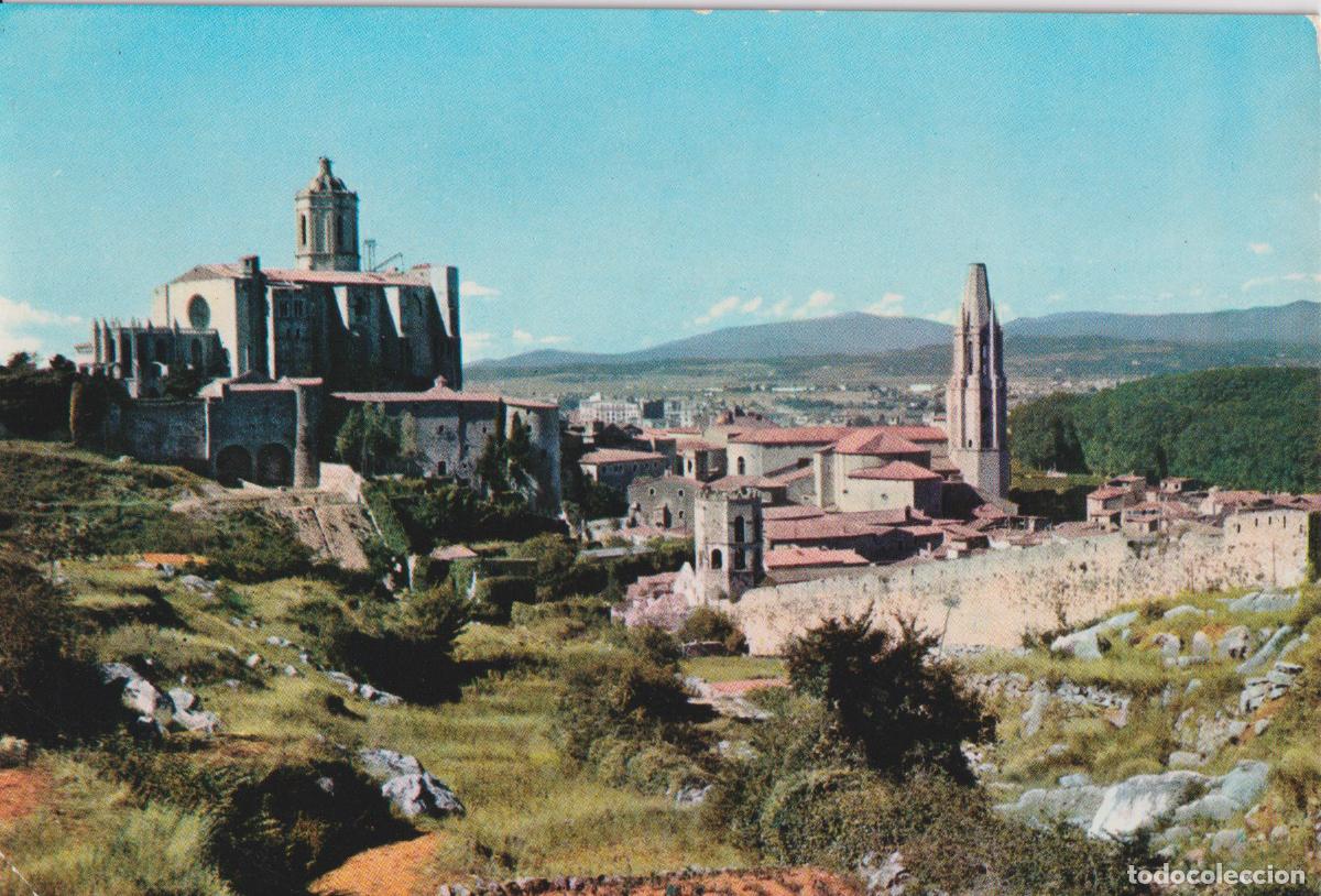 Postales: GIRONA, CATEDRAL E IGLESIA DE SAN FELIX - CARRERA DE LA RED N&ordm;16 - S/C