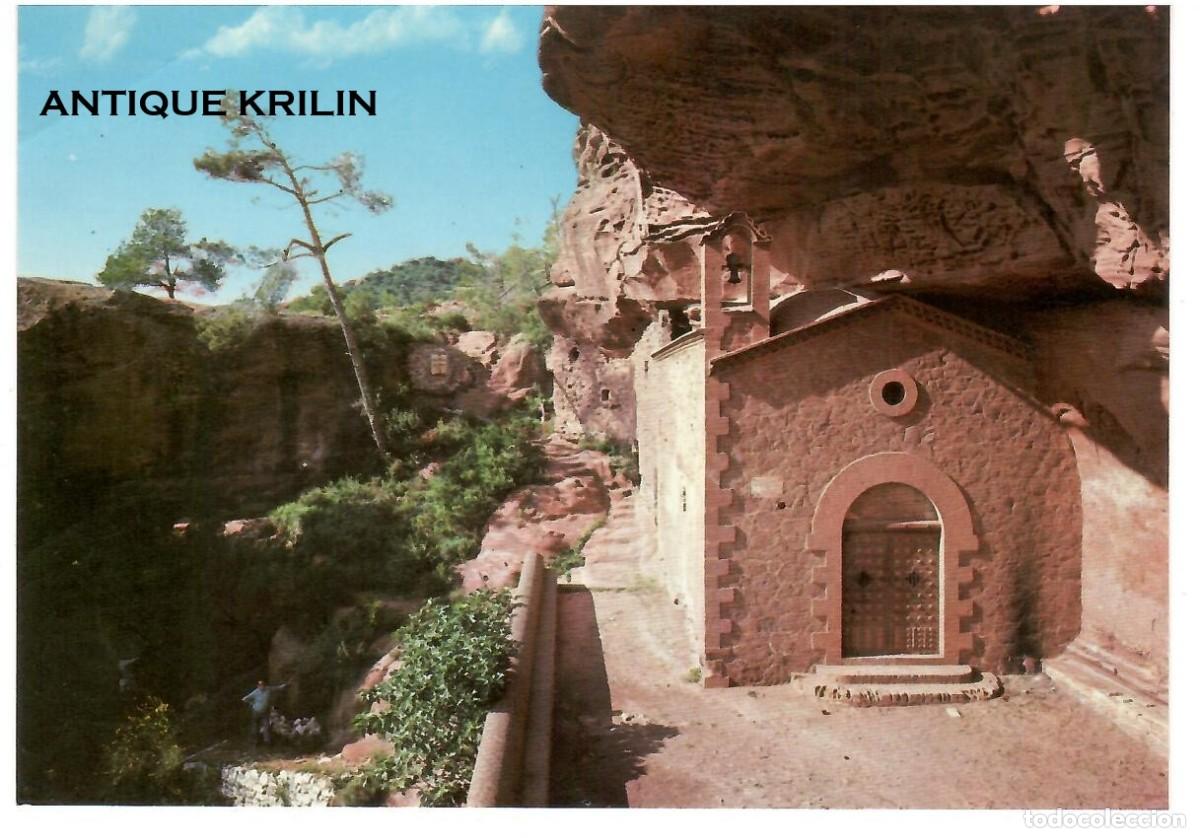 Postales: FALSET N&ordm; 4770 ERMITA DE SANT GREGORI / COLECCION PERLA / SIN FRANQUEAR PERO ESCRITA