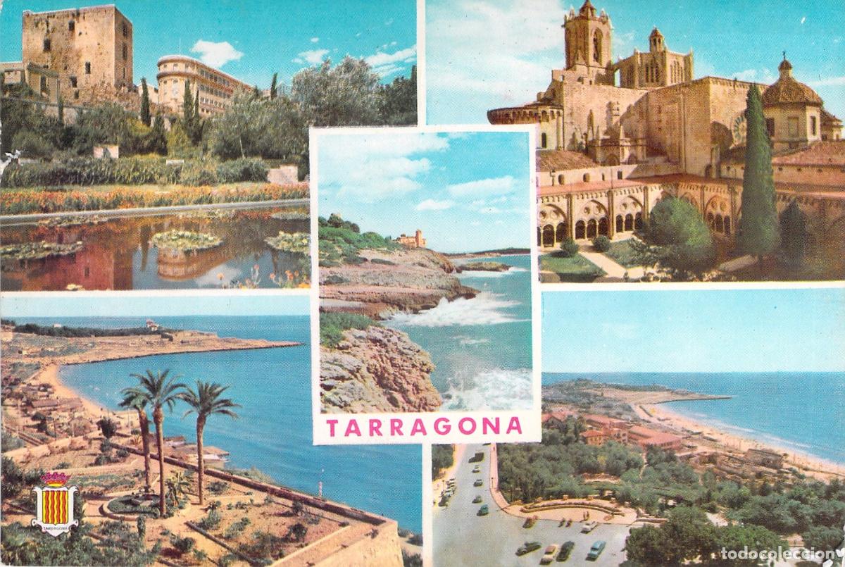 Postales: Postal de Tarragona Vistas M&uacute;ltiples de la Ciudad Costa Dorada
