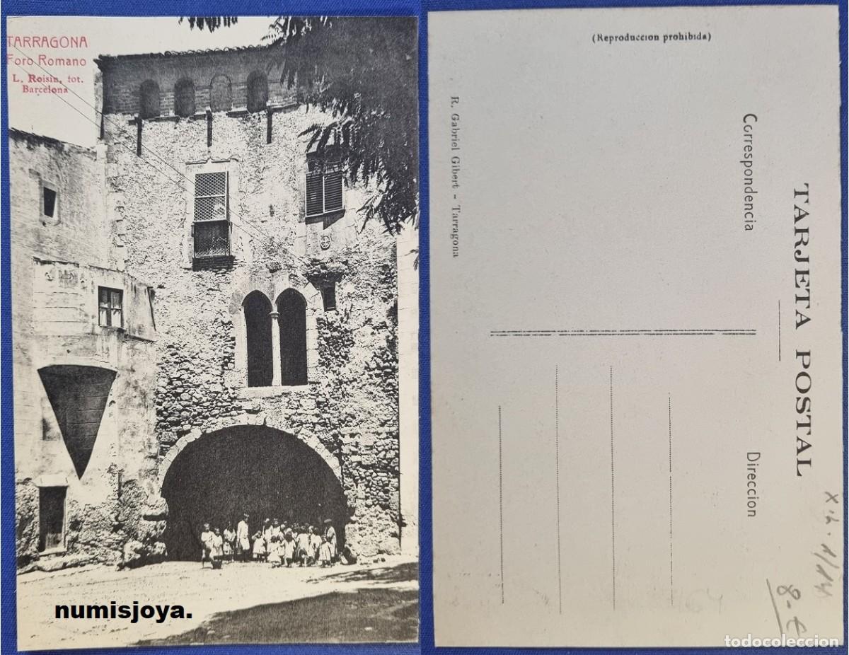 Postales: Postal de Tarragona Espa&ntilde;a a&ntilde;o 1905. Foro Romano. Fot. ROISIN.