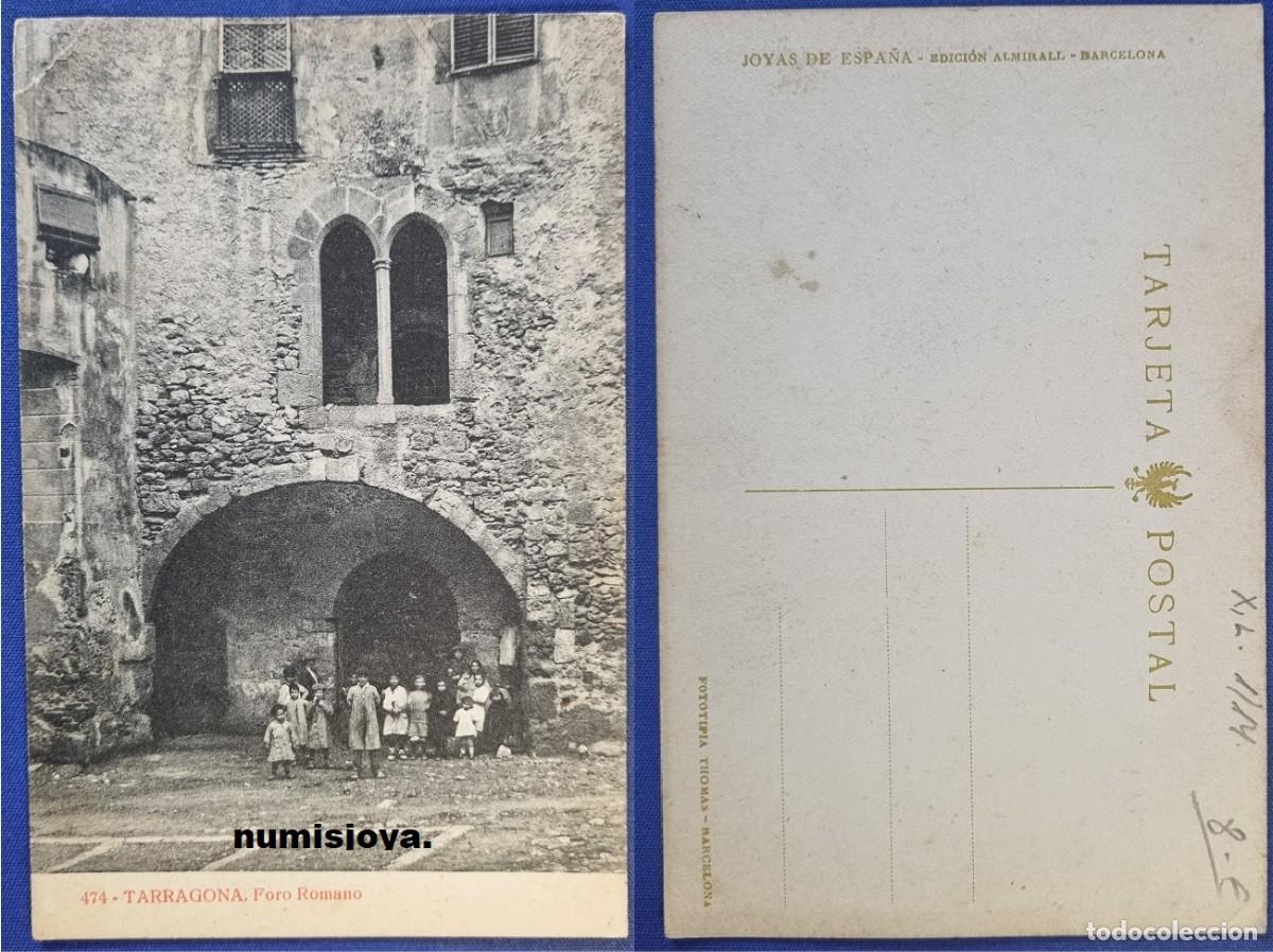 Postales: Postal de Tarragona Espa&ntilde;a a&ntilde;o 1905. Foro Romano. Fot. THOMAS.