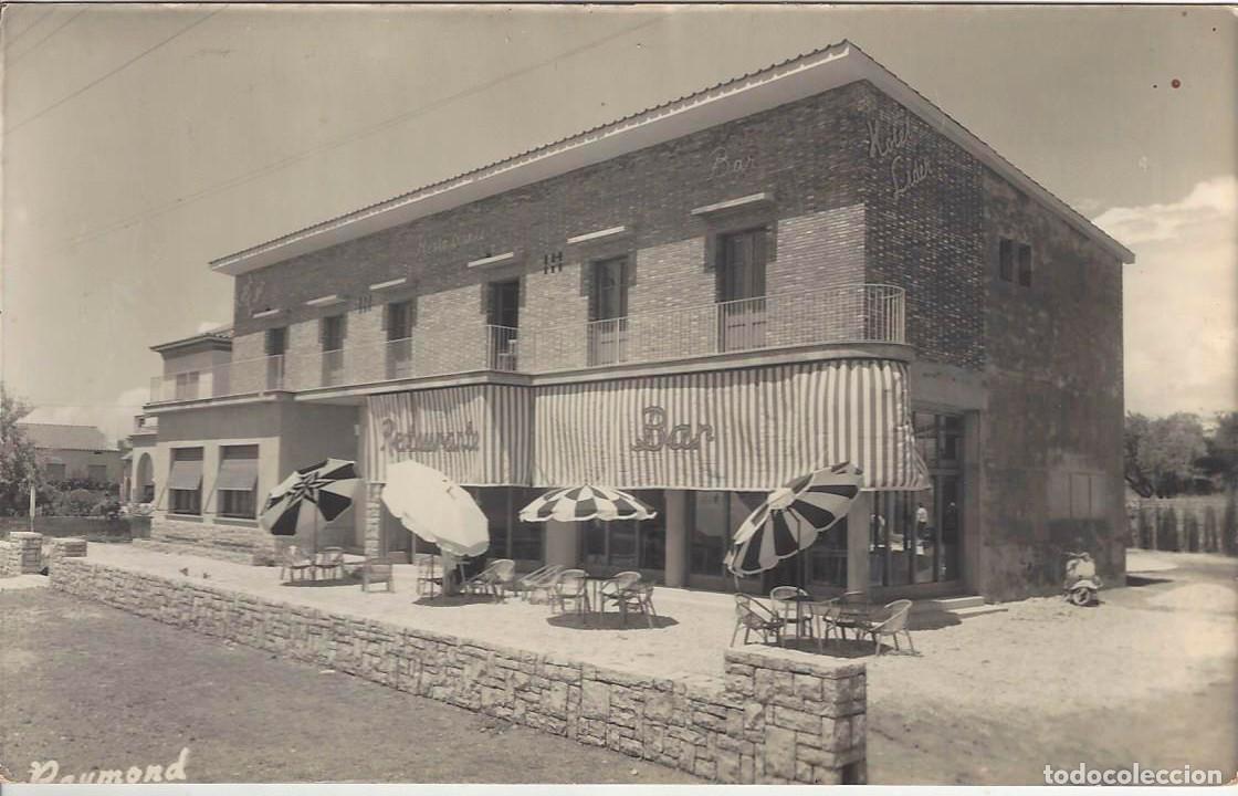 Postales: Torredembarra antigua postal n&ordm; 37 Hotel Restaurante Lider.