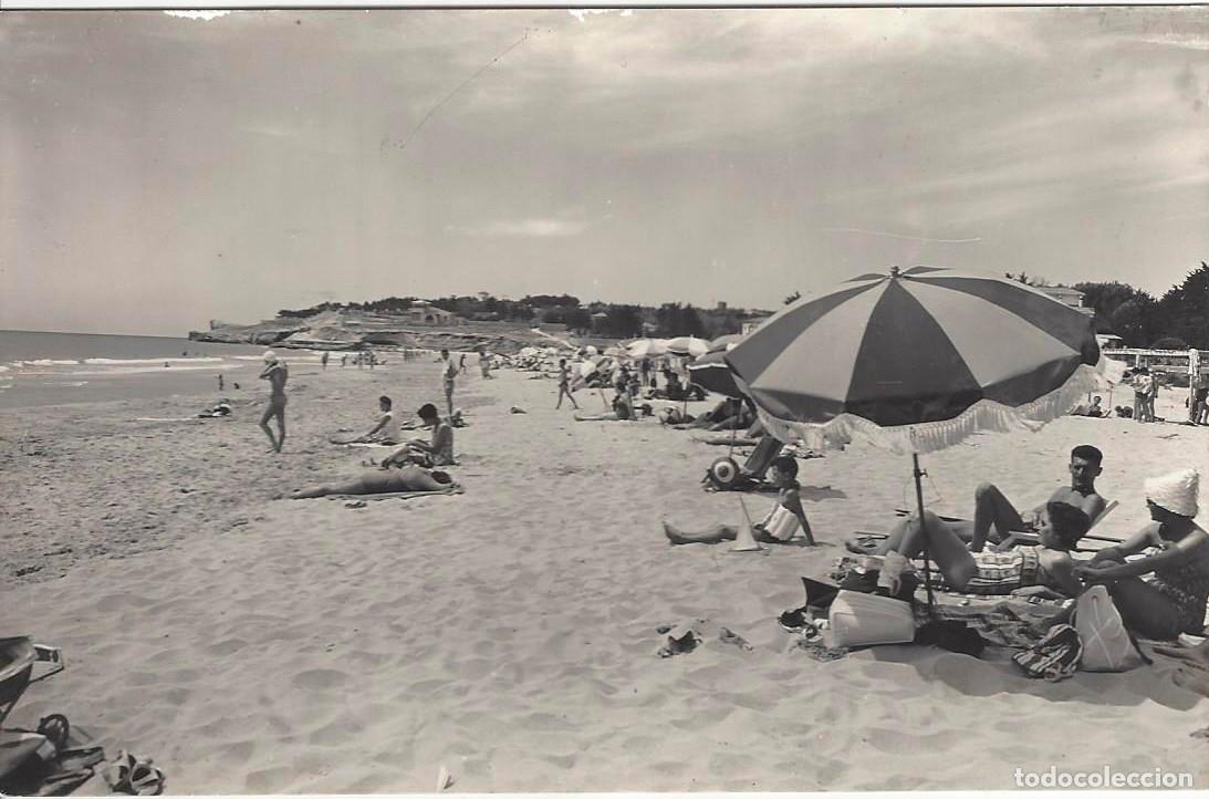 Postales: Torredembarra antigua postal n&ordm;61 playa. foto Raymond.