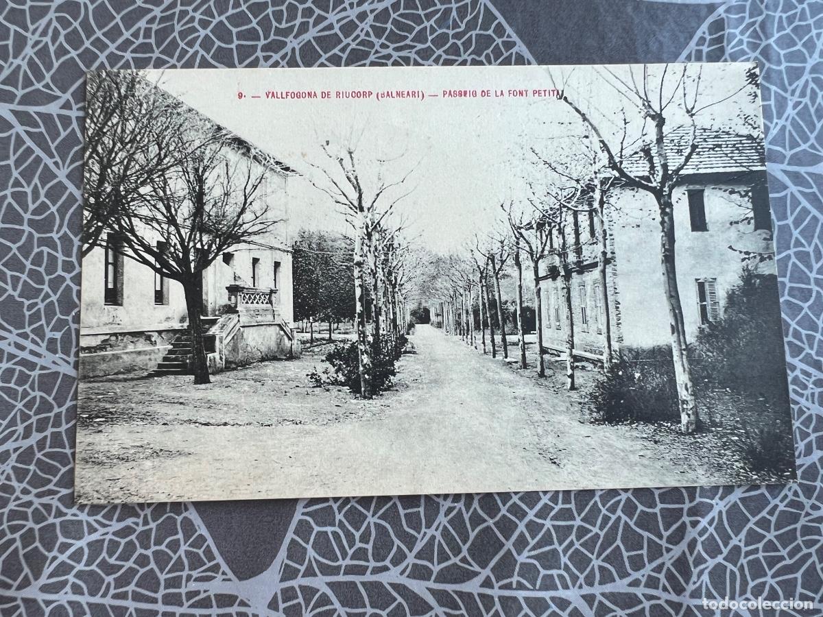 Postais: VALLFOGONA DE RIUCORP PASSEIG DE LA FONT POSTAL FOTOGRAFICA