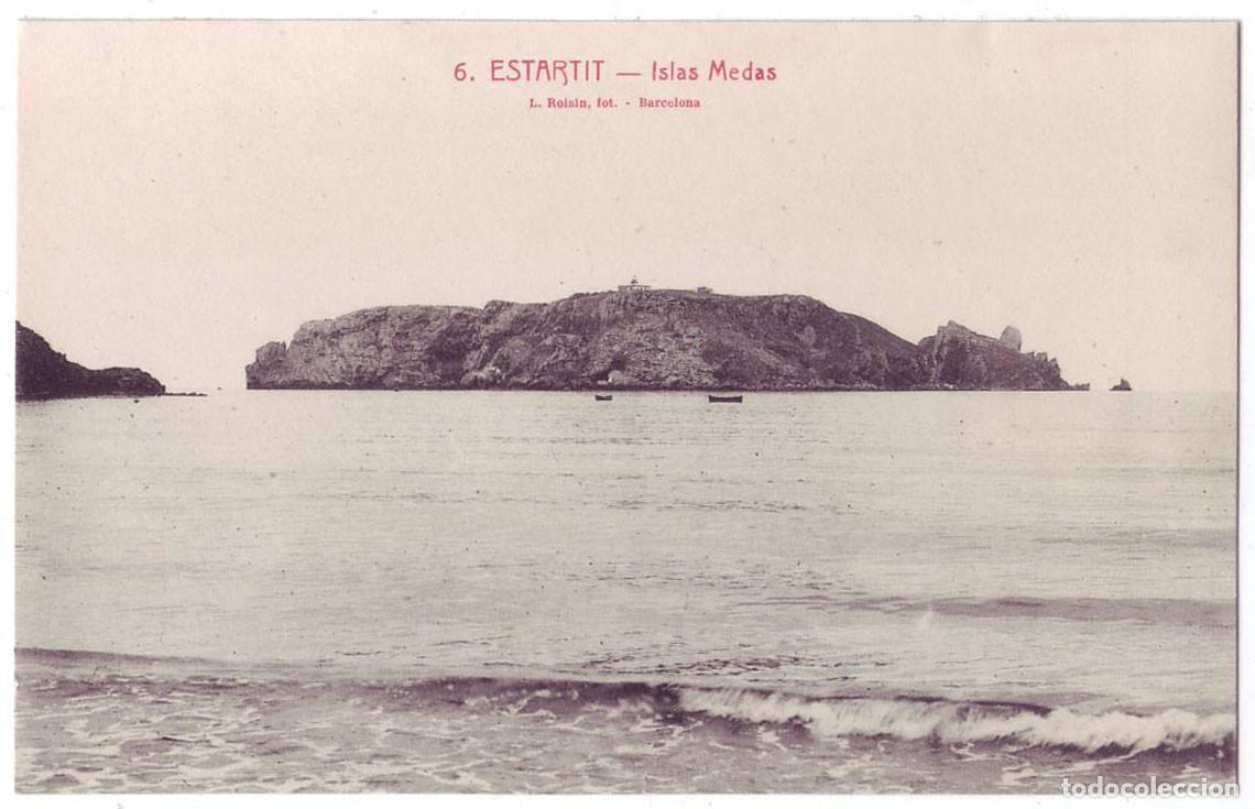 Postales: Estartit (Gerona): Islas Medas. L. Roisin fot.. No circulada (A&ntilde;os 20)