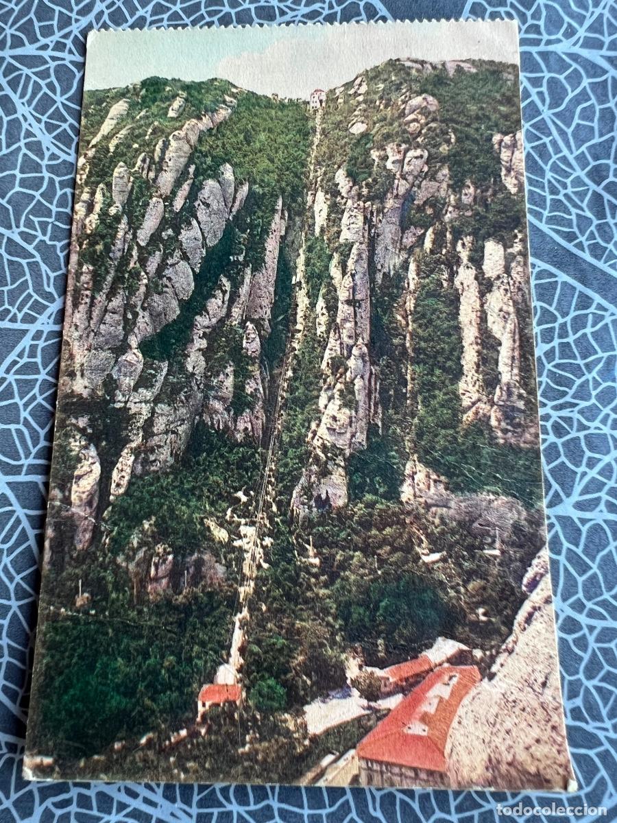 Postales: MONTSERRAT FUNICULAR ZERKOWITZ TARJETA POSTAL - Foto 1