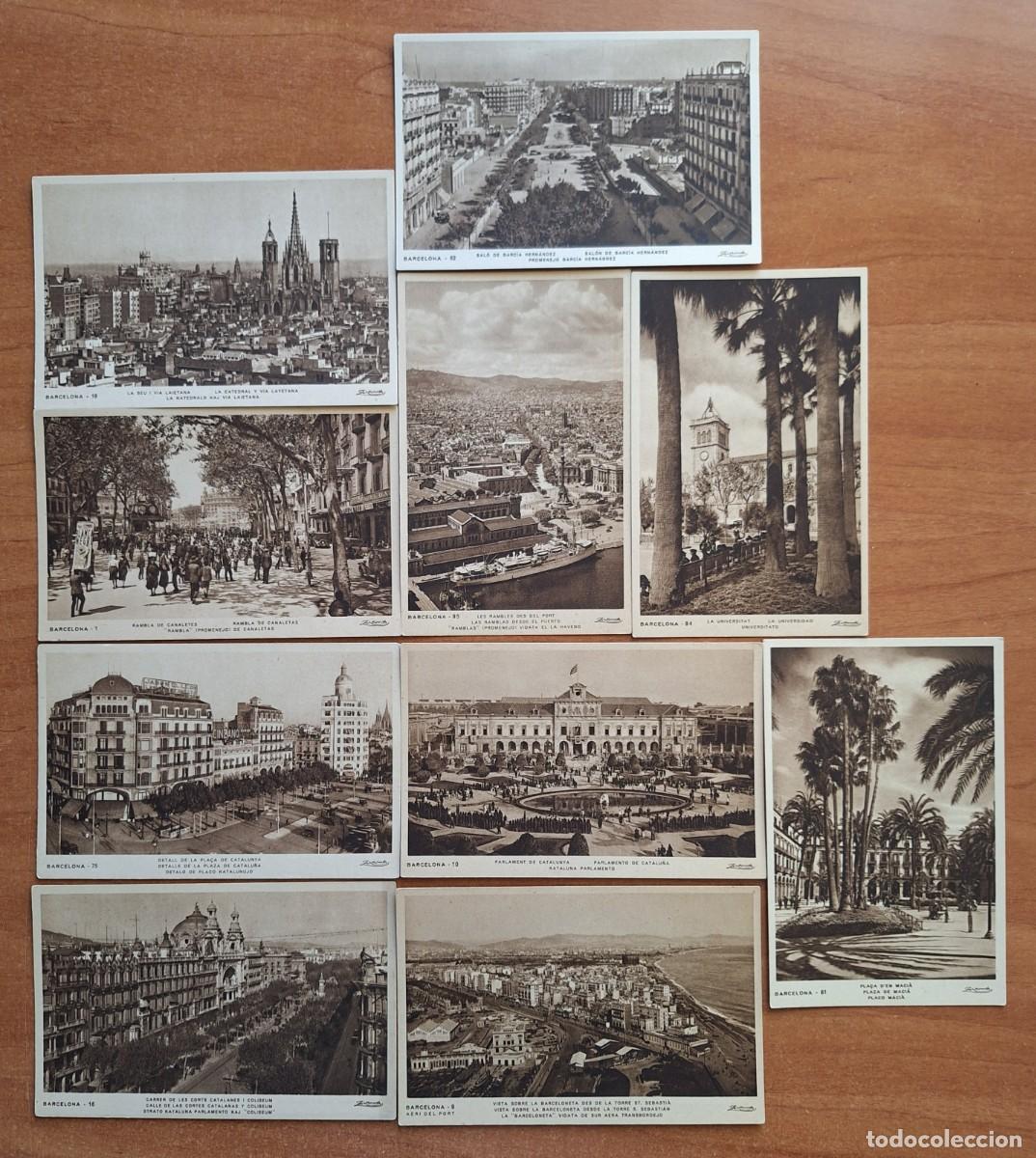 Postales: 12 DOCE POSTALES ANTIGUAS - BARCELONA