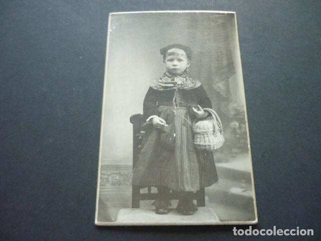 Postales: GERONA PEREFERRER Y BARBER FOTOGRAFO RETRATO DE NI&Ntilde;A VESTIDA DE PAYESA POSTAL FOTOGRAFICA