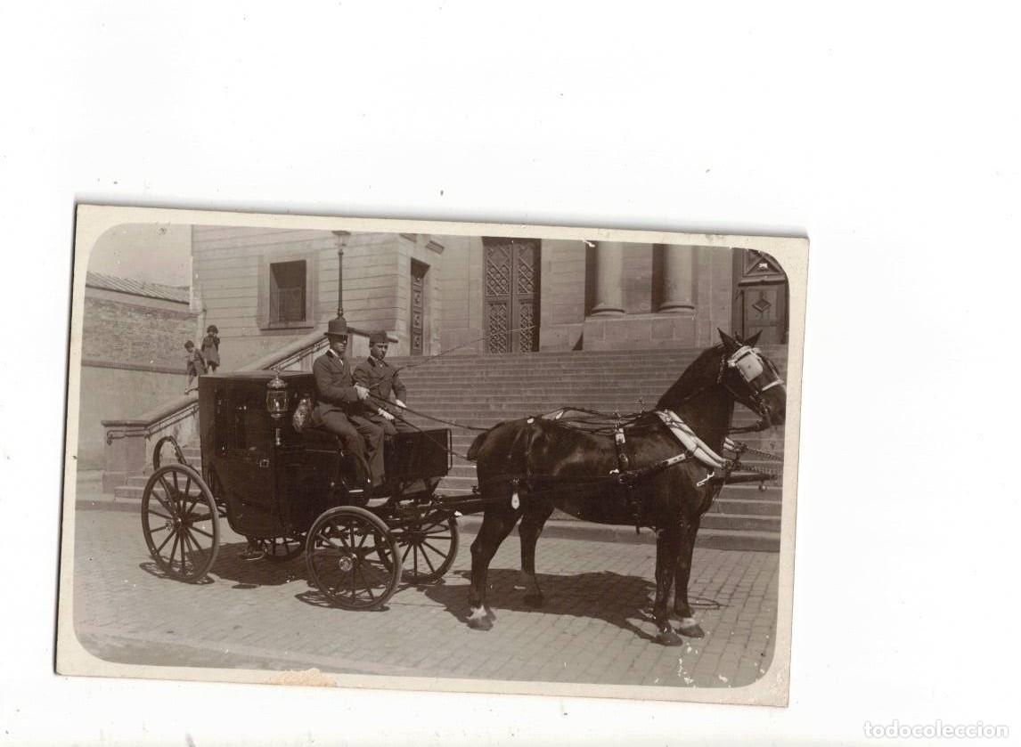 Postales: BARCELONA. COCHE DE CABALLOS. FOTO GARCIA