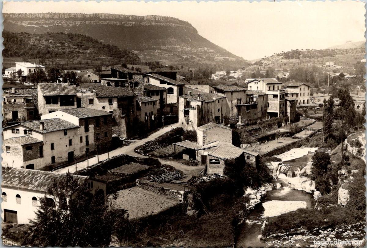Postales: Ayguafreda - L'Abella i Riu Congost - Ex. L. Rocasalva - 140x95mm