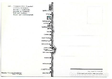 Postales: MURALLA Y AUDITORIUM.- TARRAGONA - Foto 2