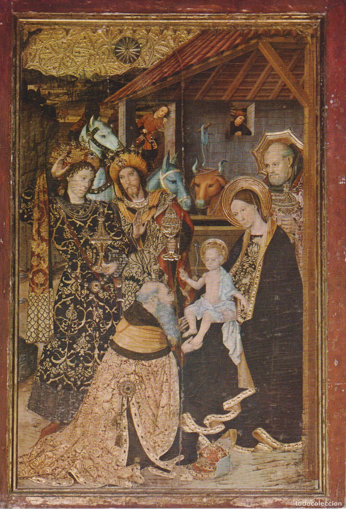 Postales: BARCELONA, MUSEO DE HISTORIA, TABLA DE JAIME HUGUET DEDICADO A LA EPIFANIA &ndash; S/C