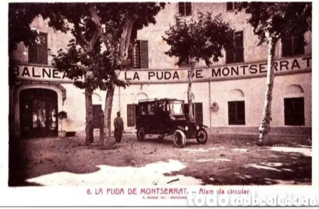 Postales: LA PUDA DE MONTSERRAT (BARCELONA) - ALAMEDA CIRCULAR - L. ROISIN FOT.