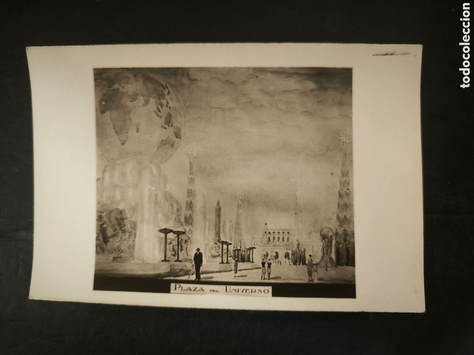 Postales: Postal Exposici&oacute;n internacional de Barcelona 1929. Plaza del Universo.