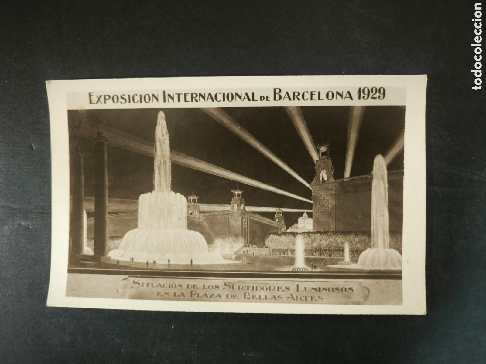Postales: Postal Exposici&oacute;n internacional de Barcelona 1929.