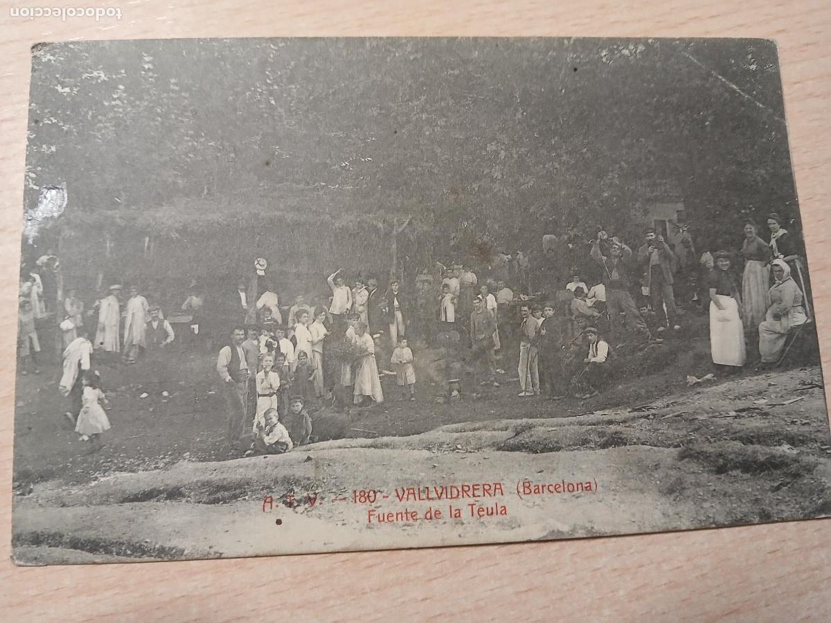 Postales: postal barcelona, vallvidrera, fuente de la teula, atv 180