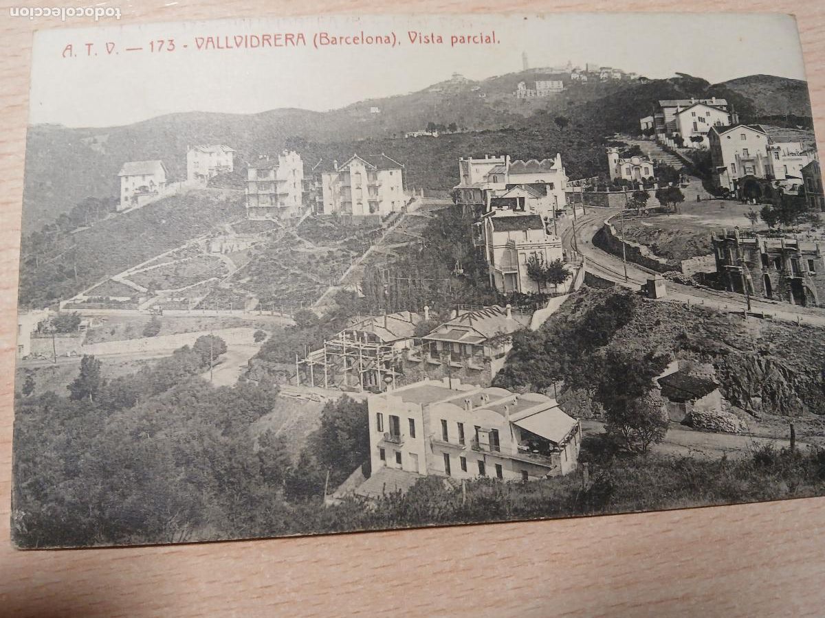 Postales: postal barcelona, vallvidrera, vista parcial, atv 173