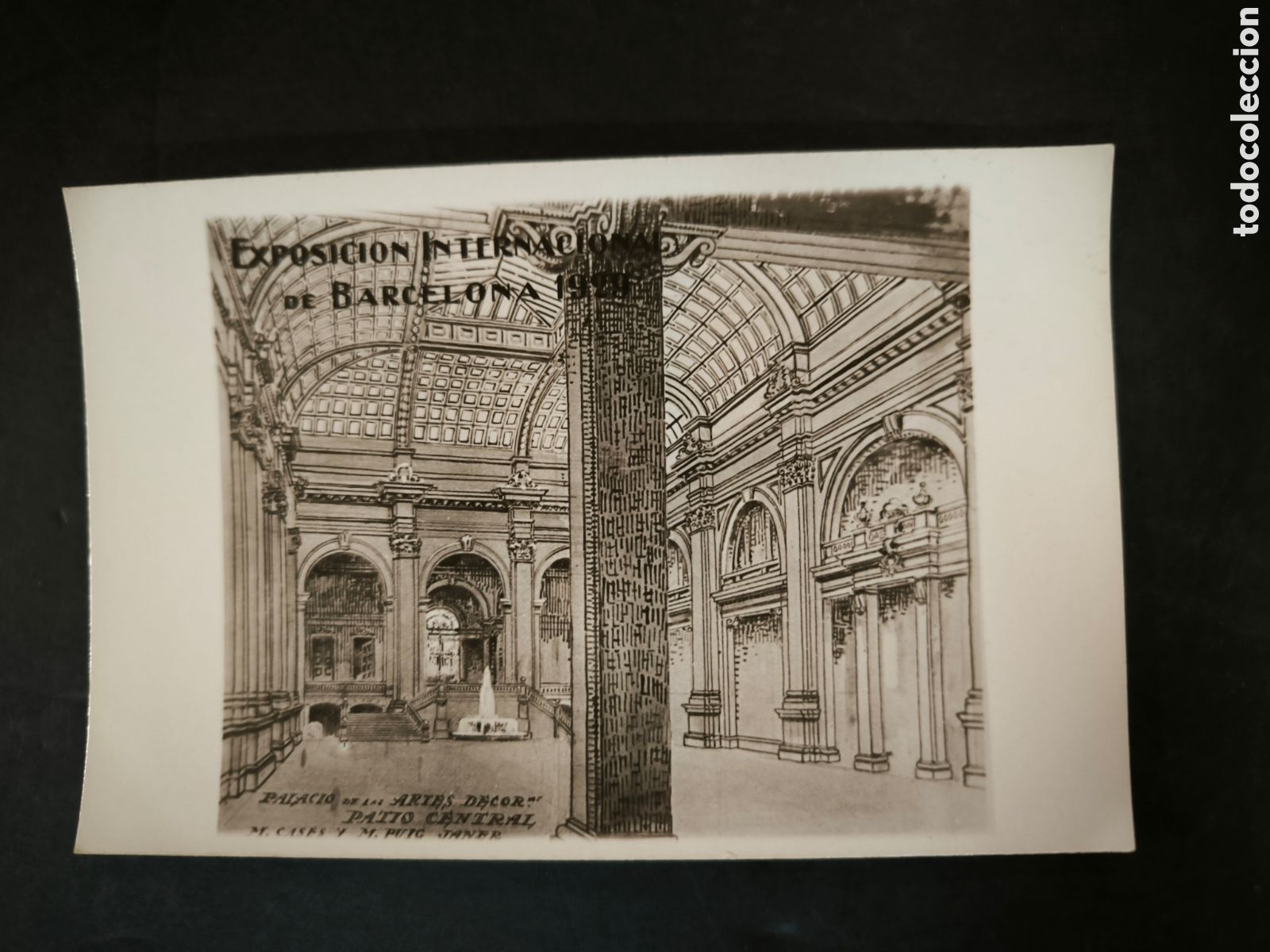 Postales: Postal Exposici&oacute;n internacional de Barcelona 1929. Palacio de las Artes.