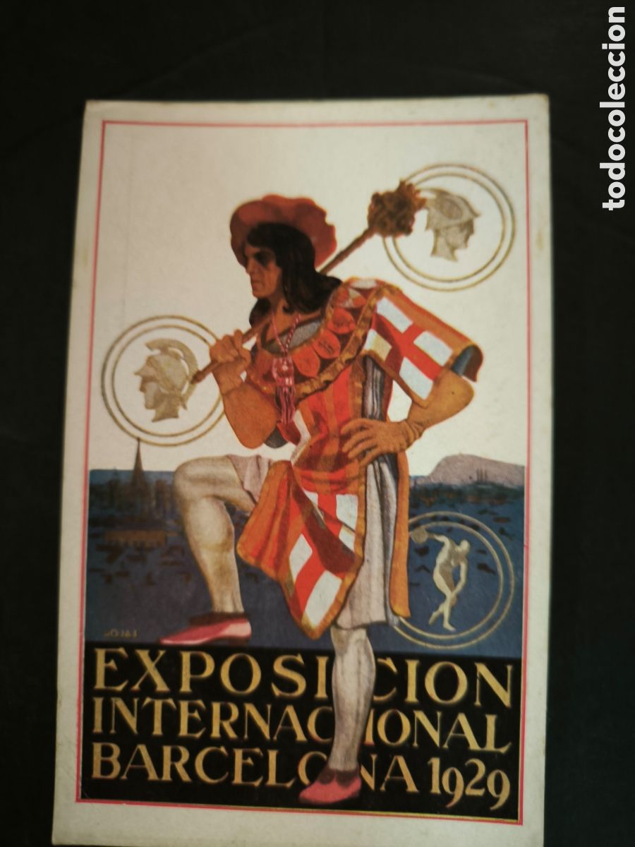 Postales: Postal Exposici&oacute;n internacional de Barcelona 1929.