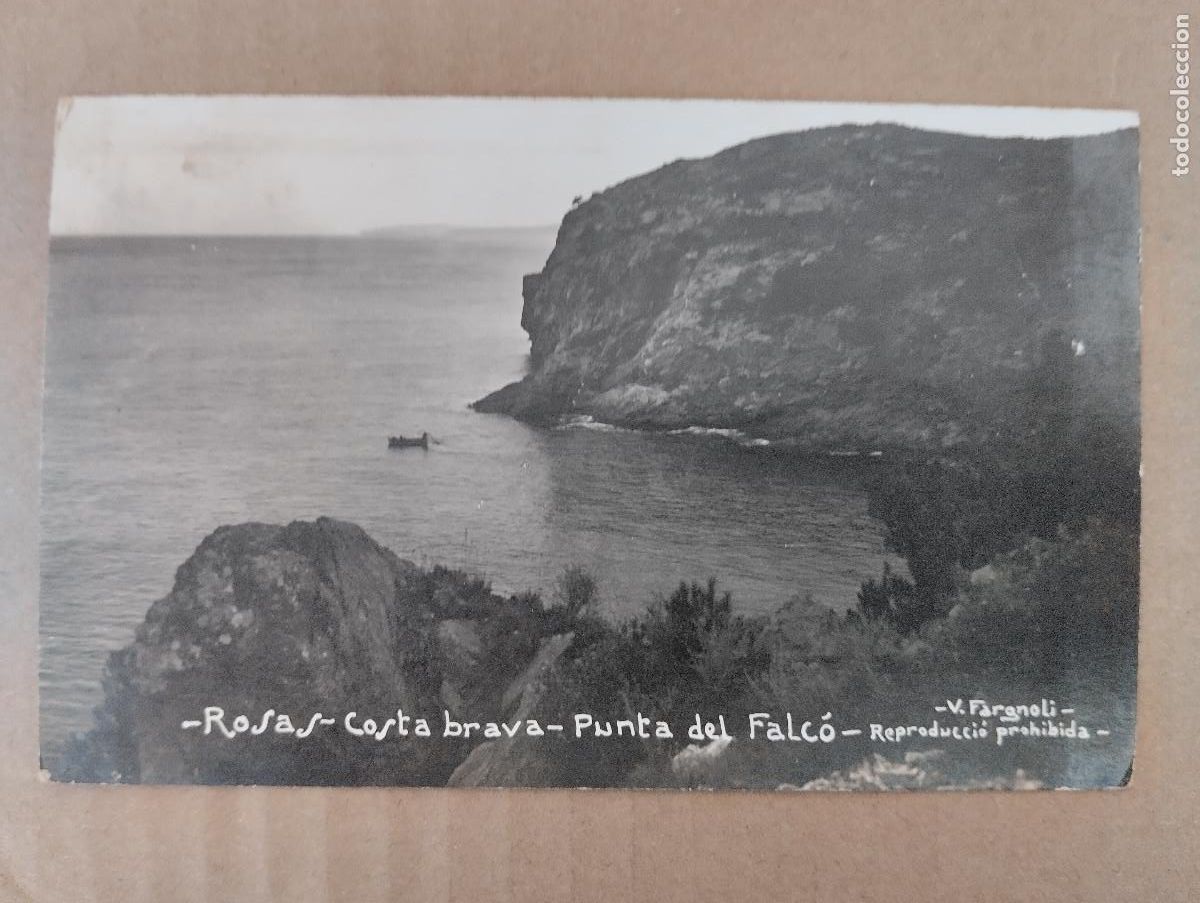 Cartoline: ROSAS - COSTA BRAVA - PUNTA DEL FALCO - POSTAL FOTOGRAFICA - V. FARGNOLI