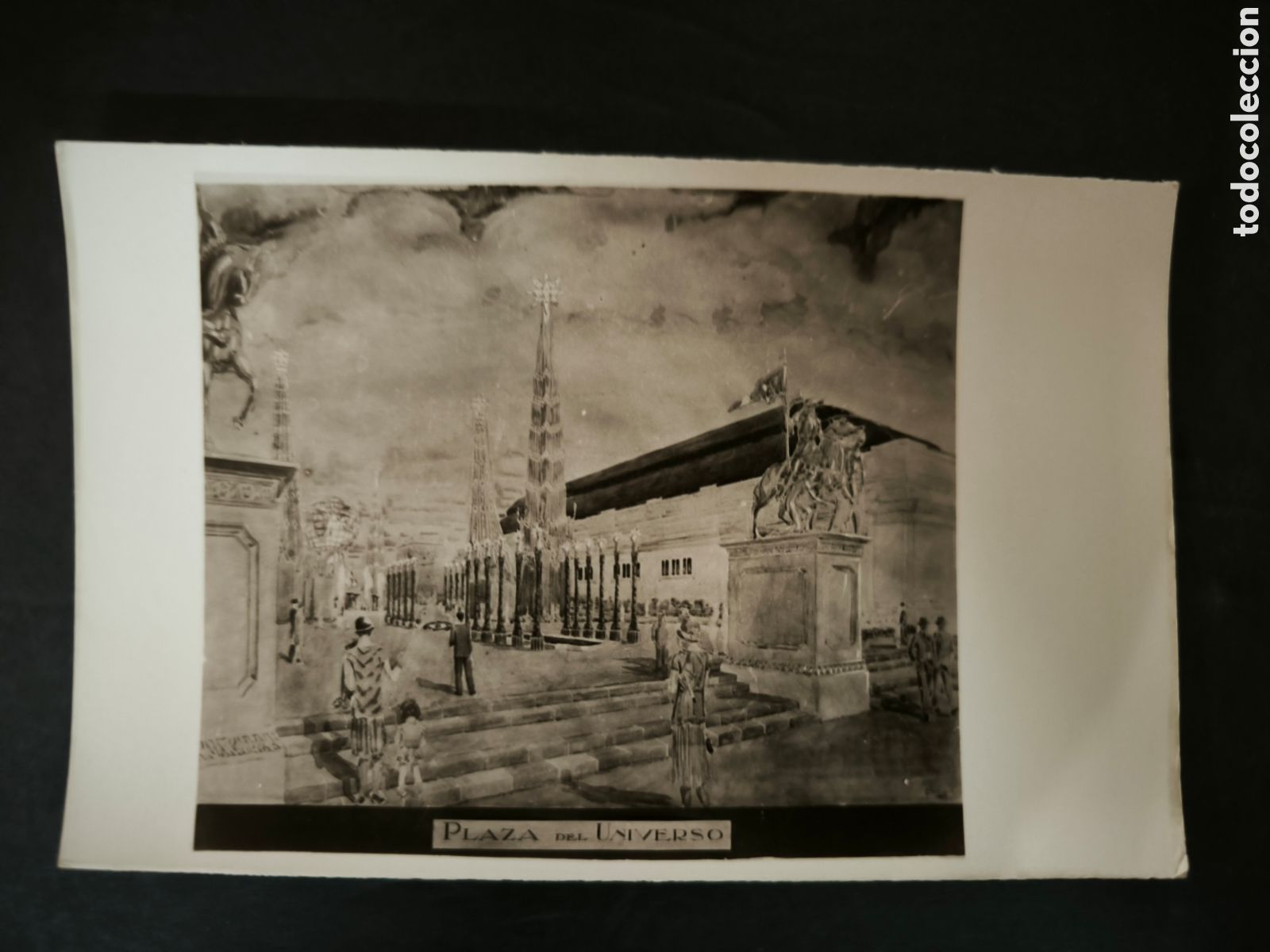Postales: Postal Exposici&oacute;n internacional de Barcelona 1929. Plaza del Universo.
