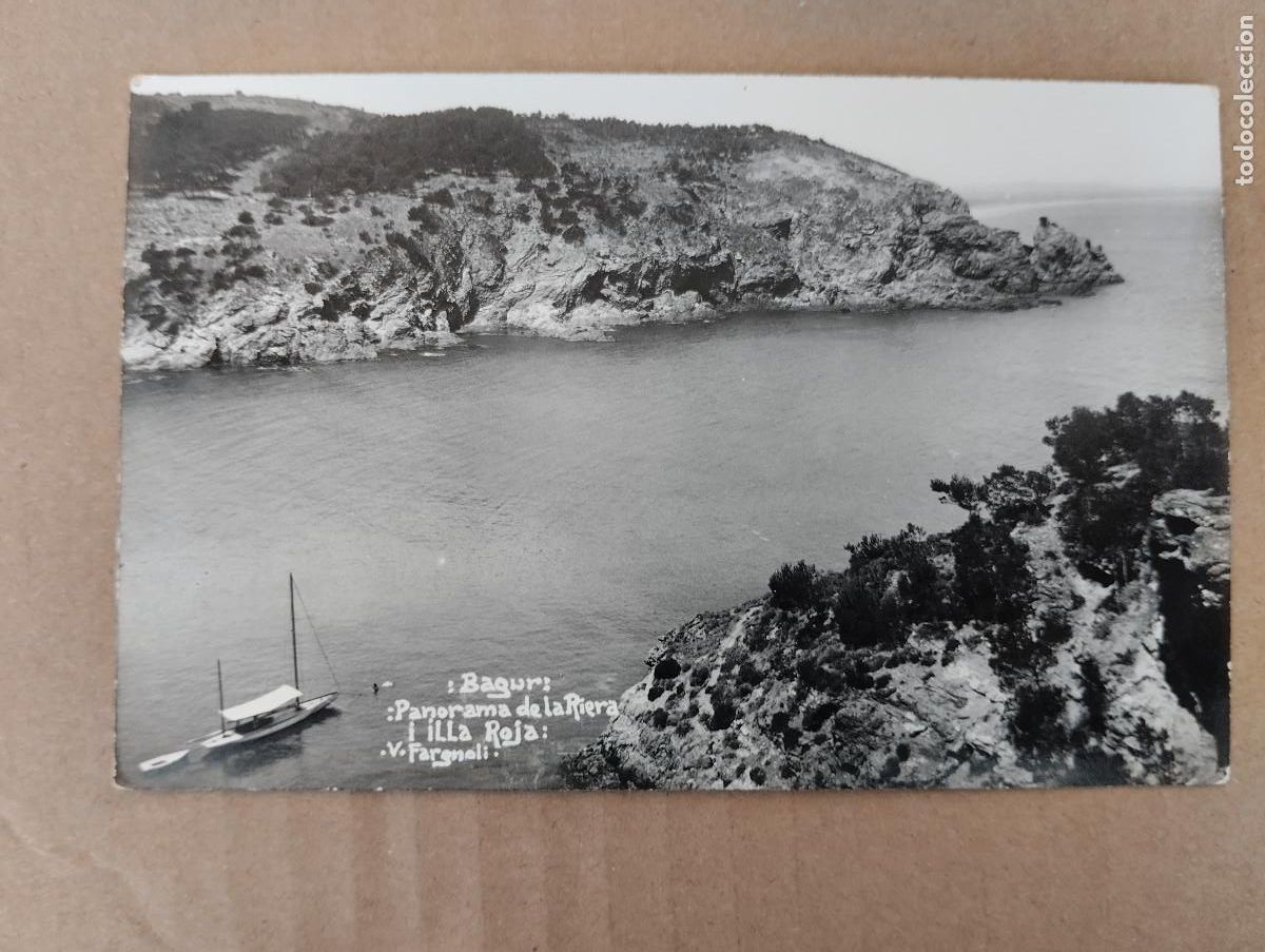 Cartoline: BAGUR GERONA PANORAMA DE LA RIERA - POSTAL FOTOGRAFICA - V. FARGNOLI