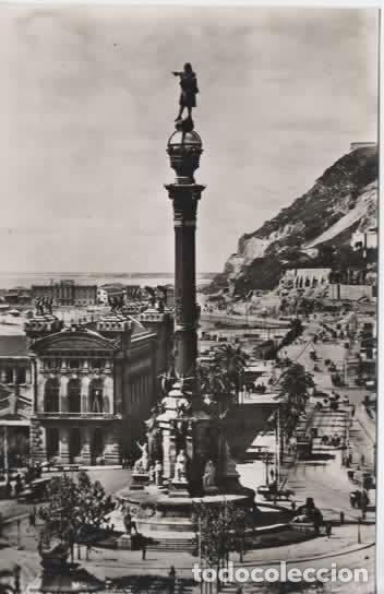 Postales: BARCELONA SIN ESCRIBIR MONUMENTO A COLON