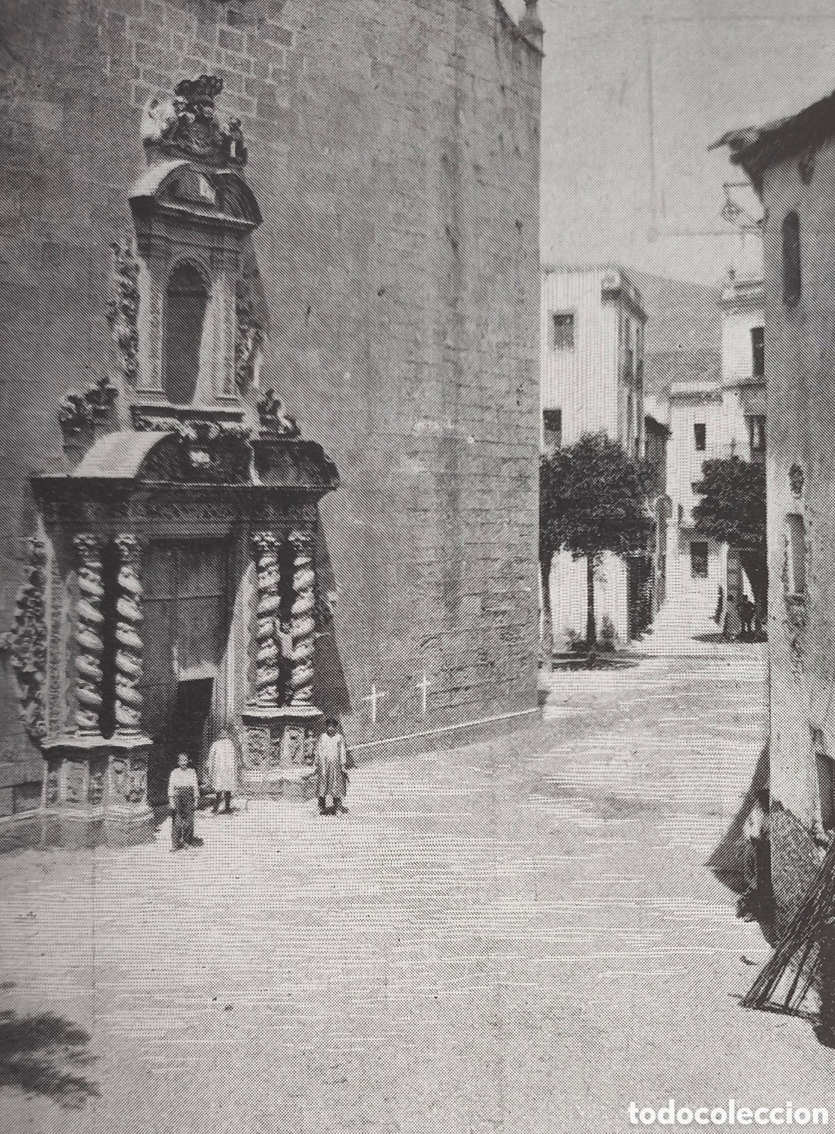 Postales: CALDES DE MONTBUI ESGL&Eacute;SIA PLA&Ccedil;A DR. ROBERT POSTAL CIRCULADA 1905