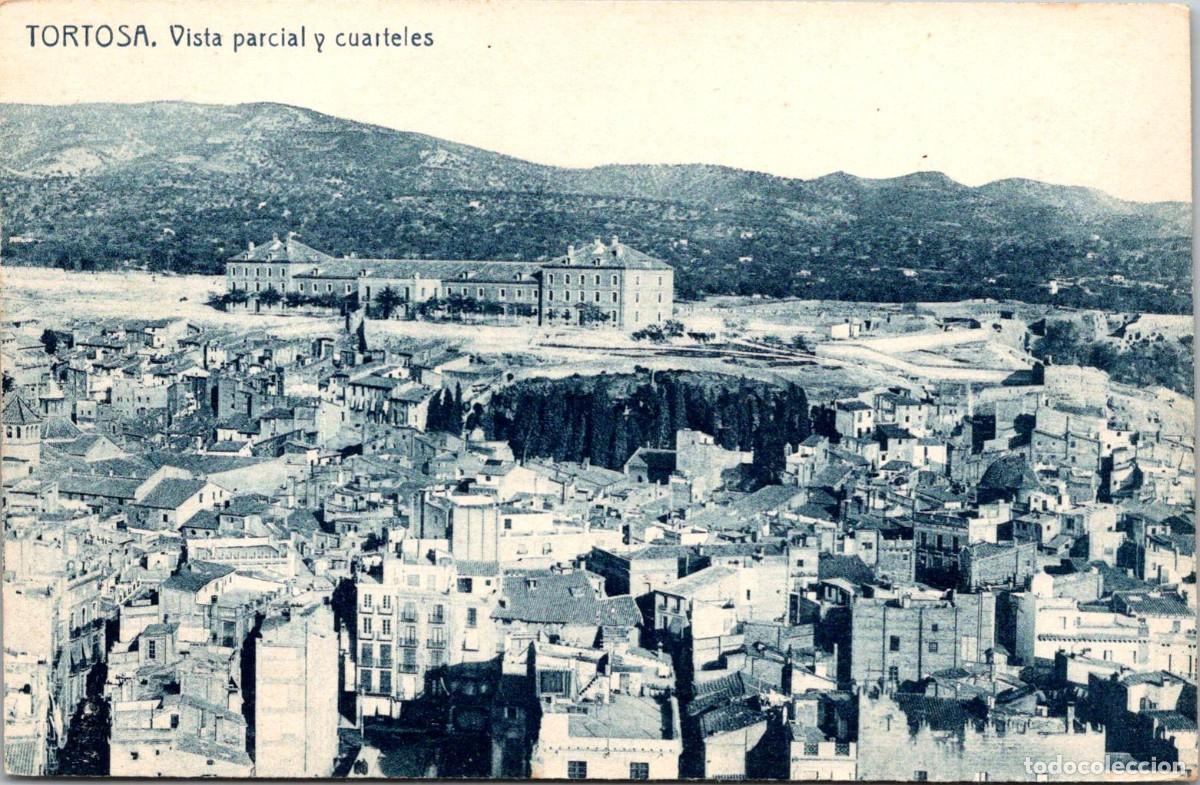 Postales: Tortosa - Vista parcial y cuarteles - F. Thomas - 132x86mm