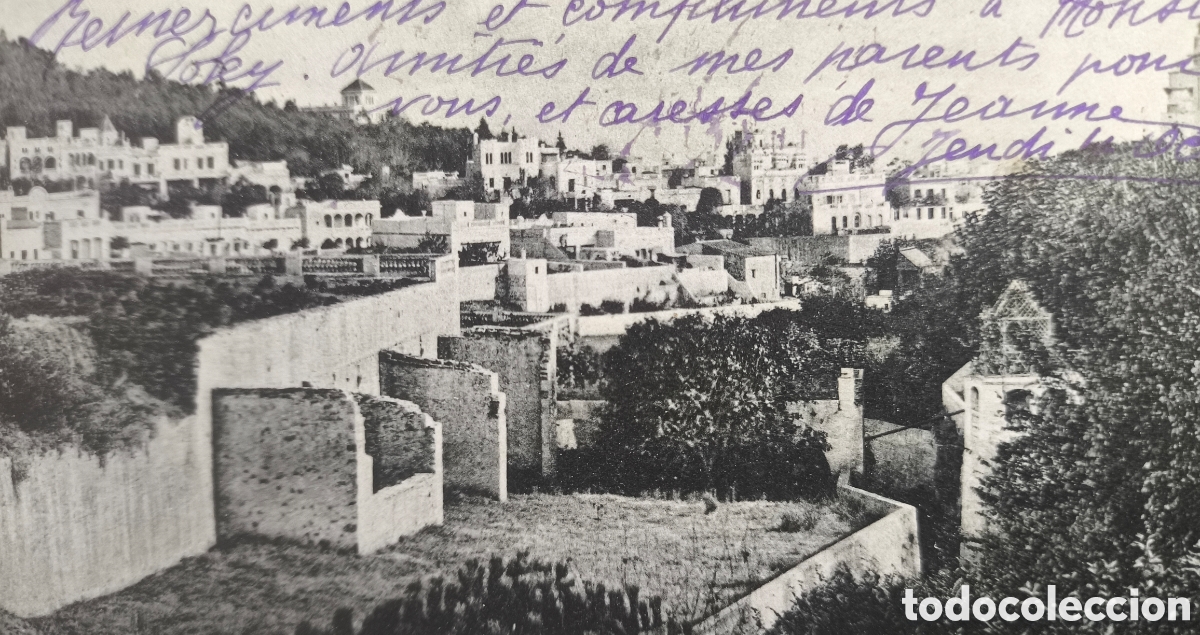 Postales: BARCELONA BARRI SANT GERVASI POSTAL FOTOTIPIA CIRCULADA 1906
